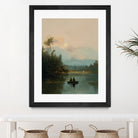 On The Lake I by Paula Freeman on GIANT ART - landscapes seascapes lakes rivers