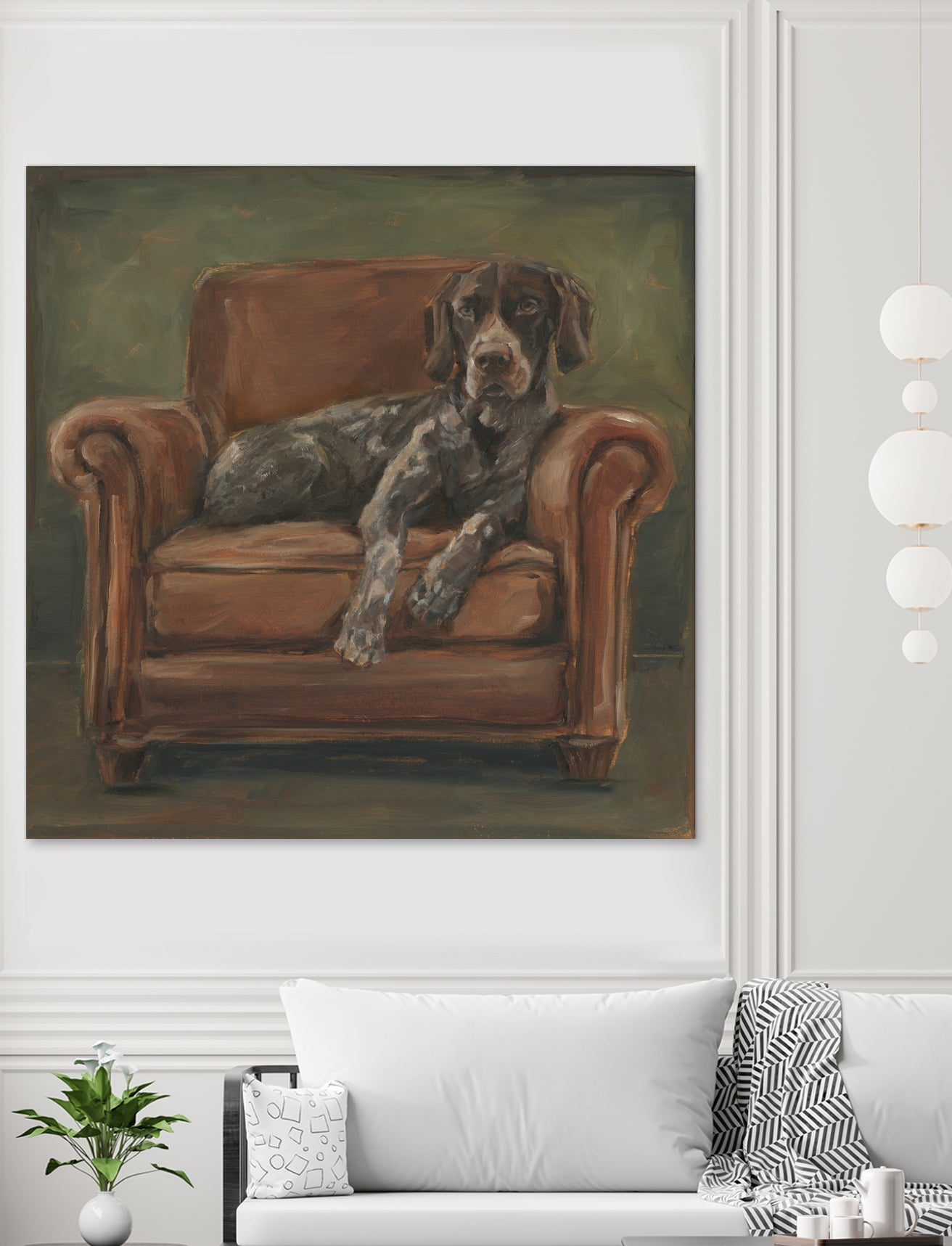 Hunting Lounge I by Ethan Harper on GIANT ART - animals nature pets