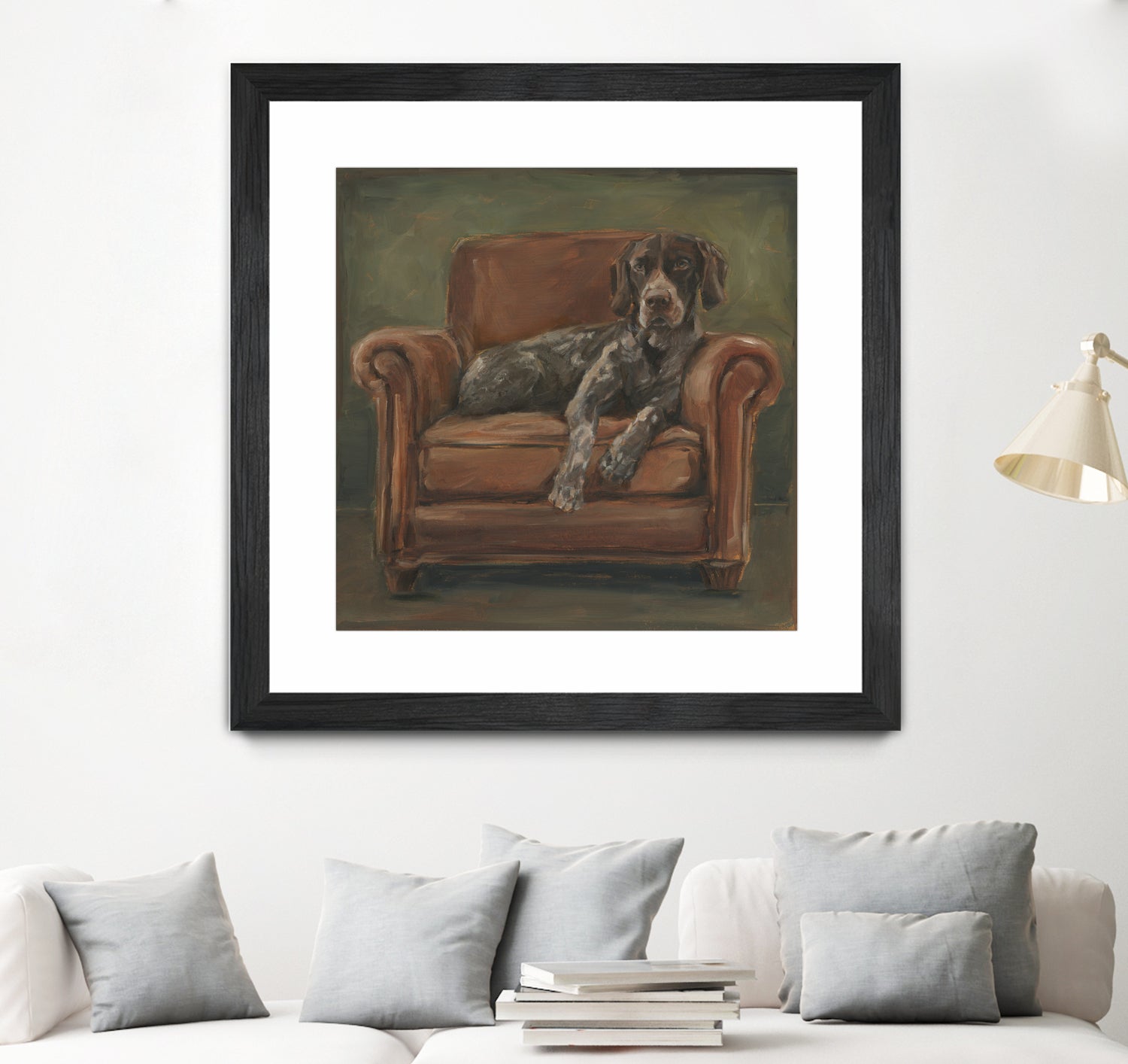 Hunting Lounge I by Ethan Harper on GIANT ART - animals nature pets