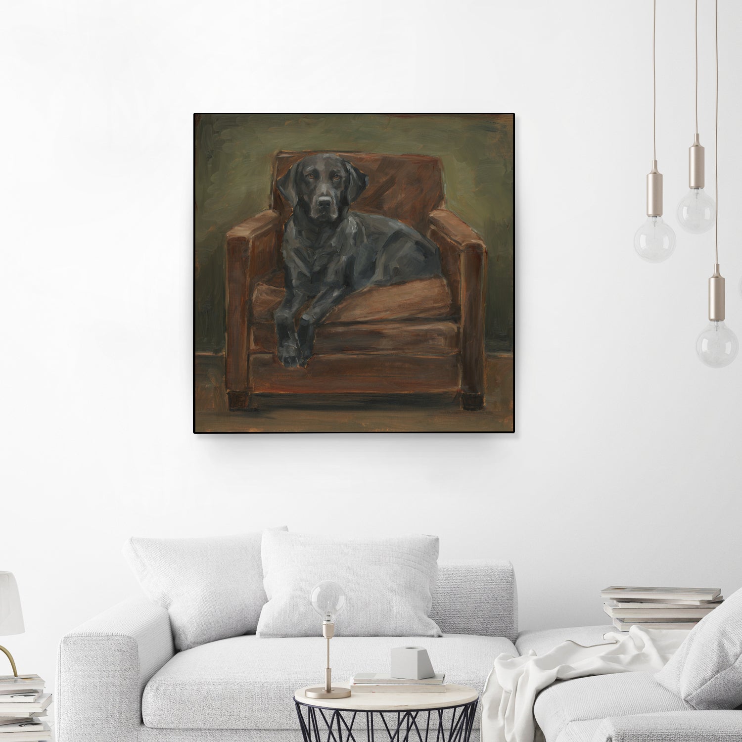 Hunting Lounge II by Ethan Harper on GIANT ART - animals nature pets