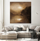 Hazy Moon by Sheila Finch on GIANT ART - landscapes seascapes lakes rivers