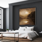 Hazy Moon by Sheila Finch on GIANT ART - landscapes seascapes lakes rivers