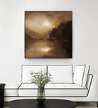 Hazy Moon by Sheila Finch on GIANT ART - landscapes seascapes lakes rivers