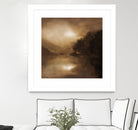 Hazy Moon by Sheila Finch on GIANT ART - landscapes seascapes lakes rivers