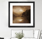 Hazy Moon by Sheila Finch on GIANT ART - landscapes seascapes lakes rivers