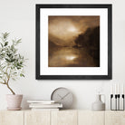 Hazy Moon by Sheila Finch on GIANT ART - landscapes seascapes lakes rivers