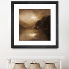 Hazy Moon by Sheila Finch on GIANT ART - landscapes seascapes lakes rivers