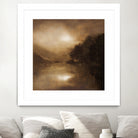 Hazy Moon by Sheila Finch on GIANT ART - landscapes seascapes lakes rivers