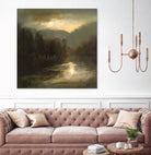 Nocturne in Gold by Sheila Finch on GIANT ART - landscapes seascapes lakes rivers