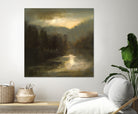 Nocturne in Gold by Sheila Finch on GIANT ART - landscapes seascapes lakes rivers