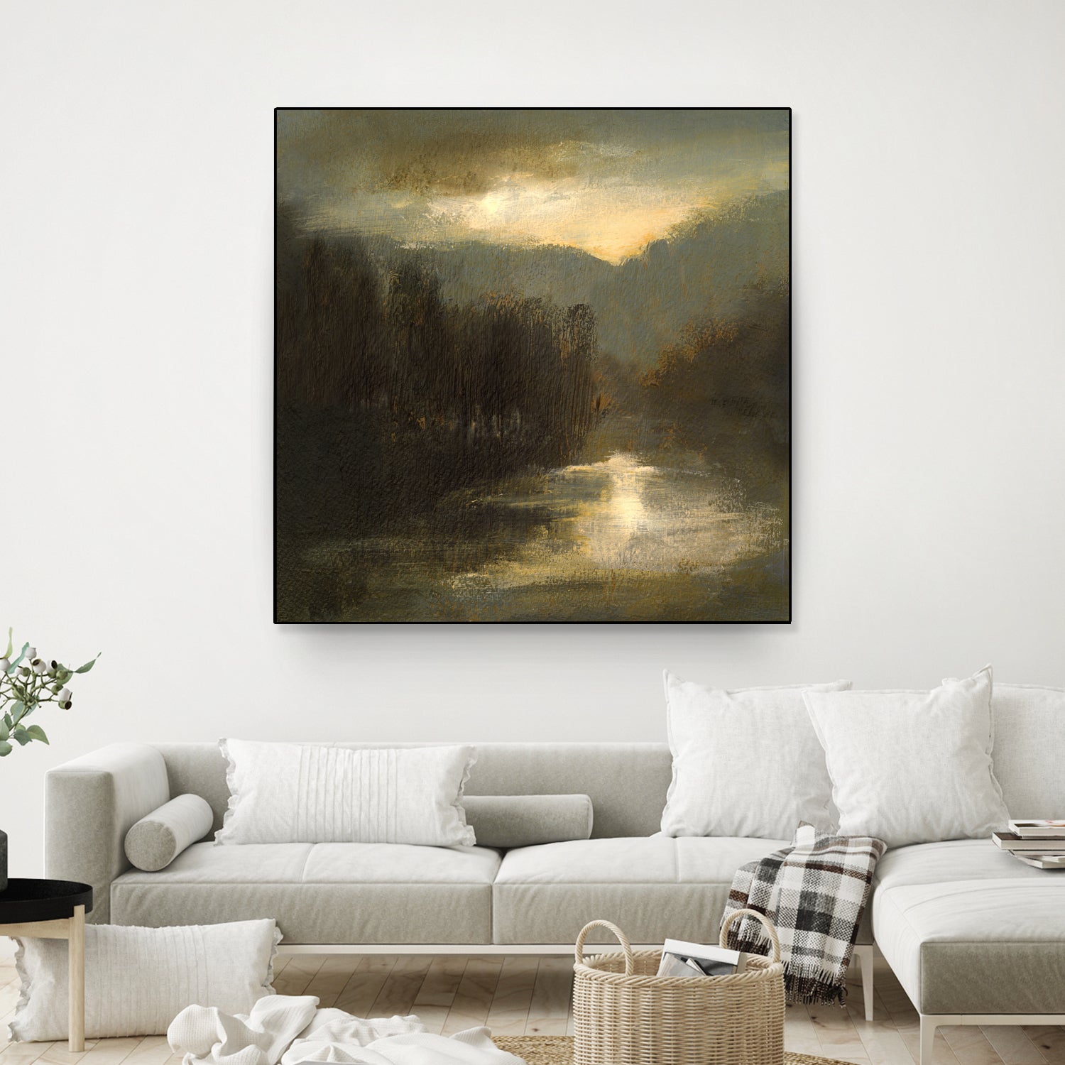 Nocturne in Gold by Sheila Finch on GIANT ART - landscapes seascapes lakes rivers