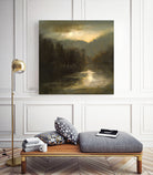 Nocturne in Gold by Sheila Finch on GIANT ART - landscapes seascapes lakes rivers