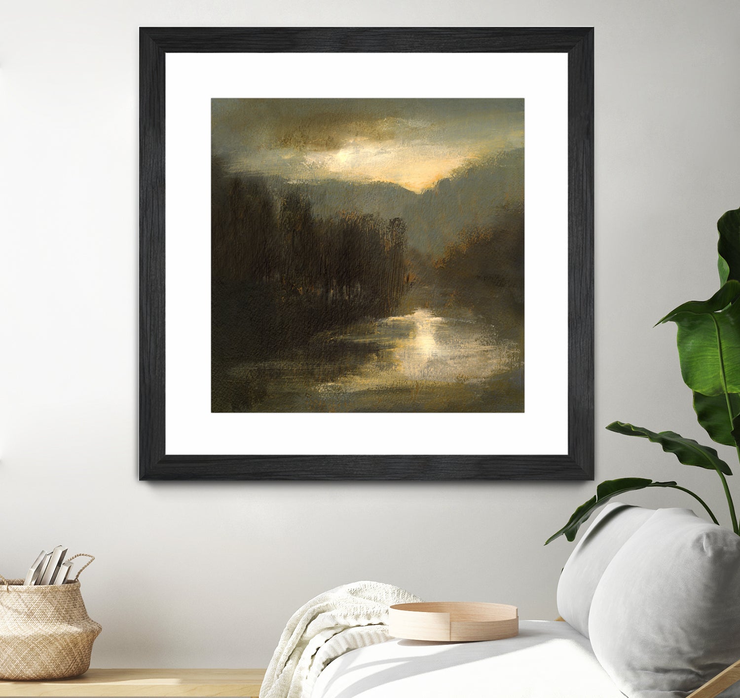 Nocturne in Gold by Sheila Finch on GIANT ART - landscapes seascapes lakes rivers
