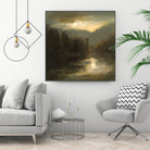 Nocturne in Gold by Sheila Finch on GIANT ART - landscapes seascapes lakes rivers
