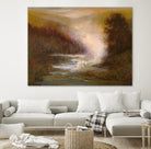 Waterfall Mist by Sheila Finch on GIANT ART - landscapes seascapes lakes rivers