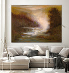 Waterfall Mist by Sheila Finch on GIANT ART - landscapes seascapes lakes rivers