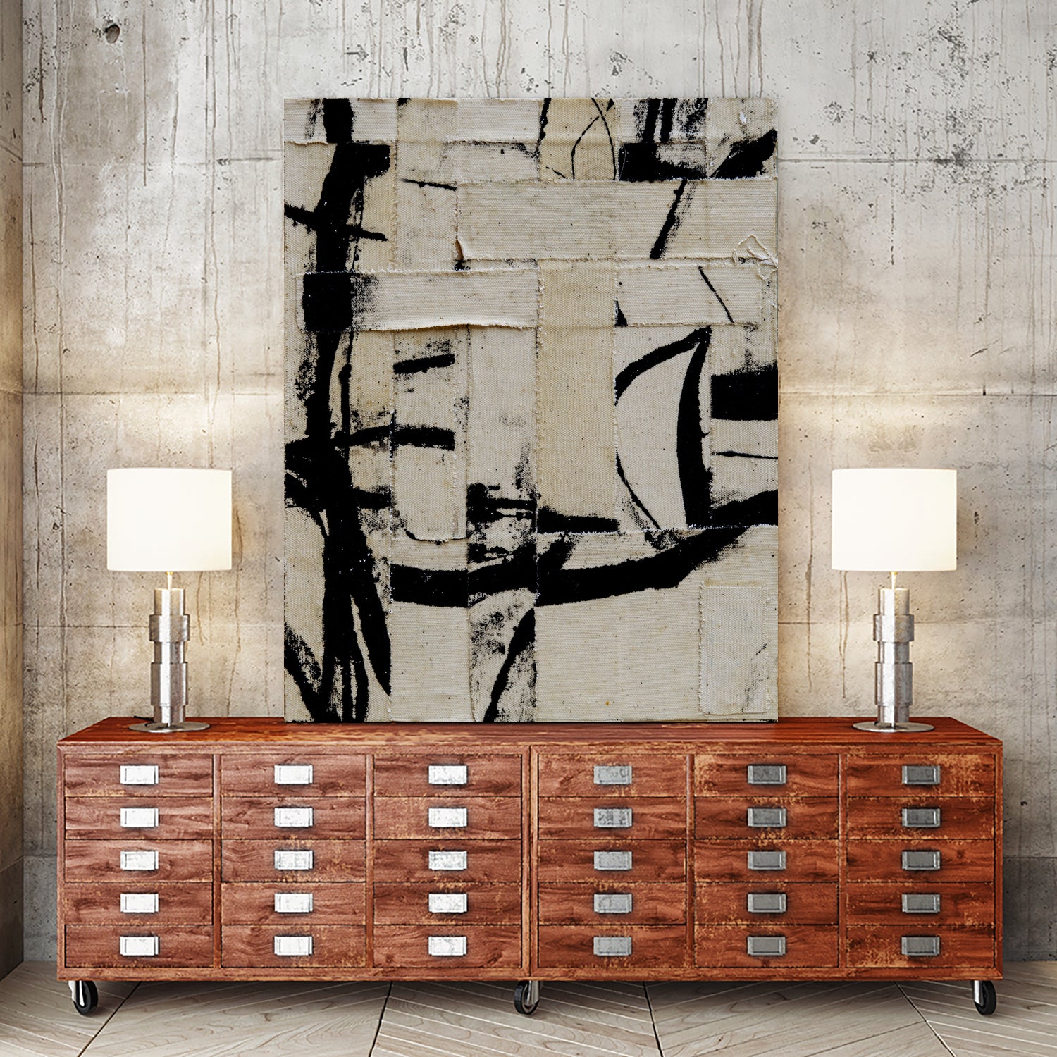 Strip Search by Erin Ashley on GIANT ART - abstract fractals collages