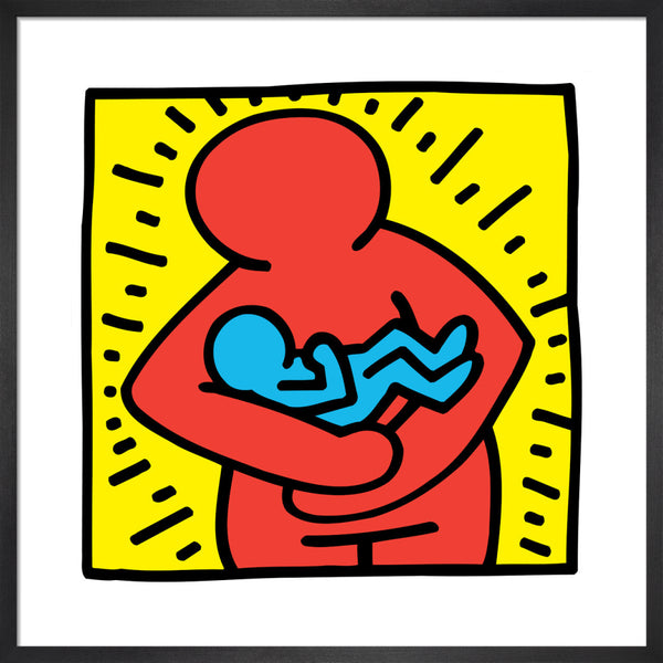 Keith Haring、Mom、希少レゾネ、新品額装付、アート Untitled, Mother and Baby - Art Print by Keith Haring | GIANT ART