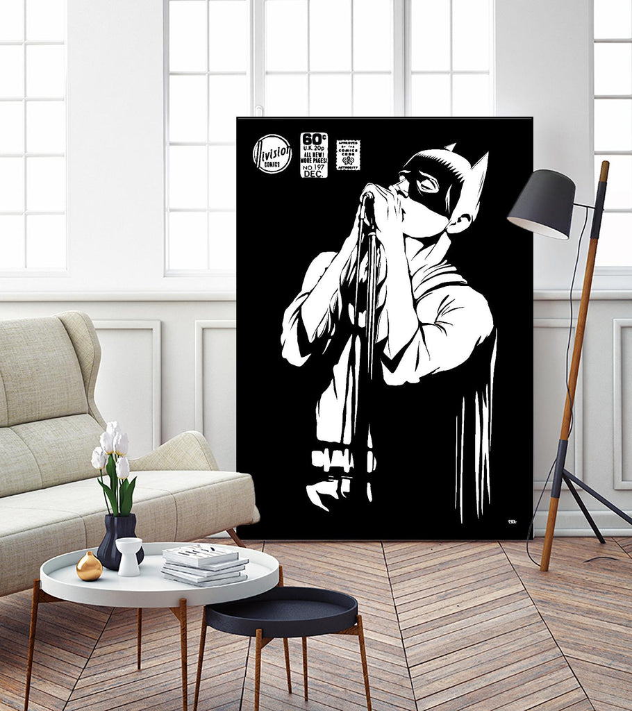 Post-Punk Dark Knight | The Shadowplay B&W Edition by Butcher Billy on GIANT ART