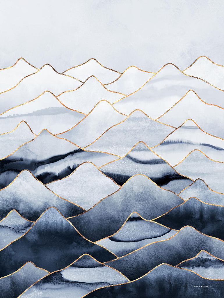 Mountains par Elisabeth Fredriksson sur GIANT ART