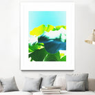 LOTUS MAGIC - Blue by Dominique Vari on GIANT ART