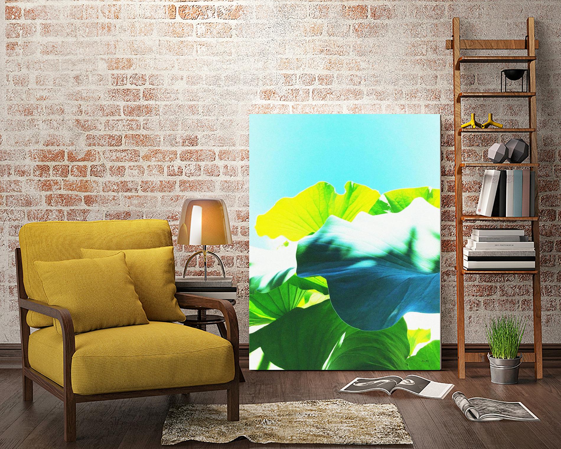 LOTUS MAGIC - Blue by Dominique Vari on GIANT ART