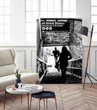 Subway Shadows by Karol Livote on GIANT ART - white black&white