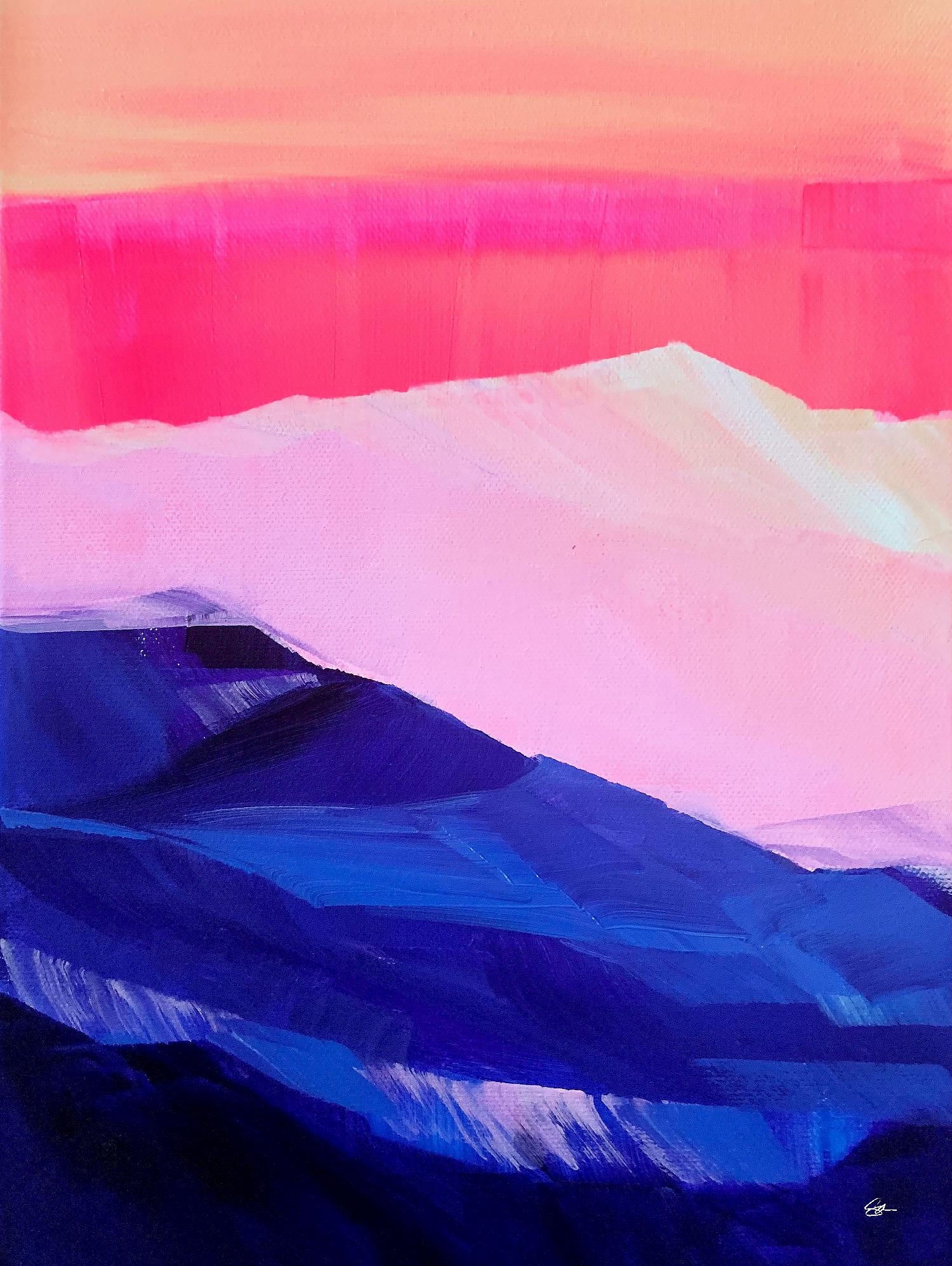 Hot Pink Morning by Sarah Capps on GIANT ART