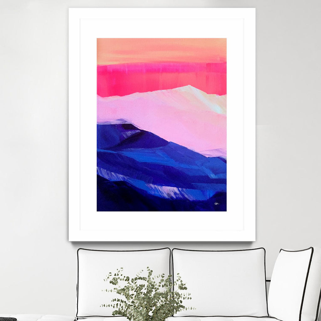 Hot Pink Morning by Sarah Capps on GIANT ART
