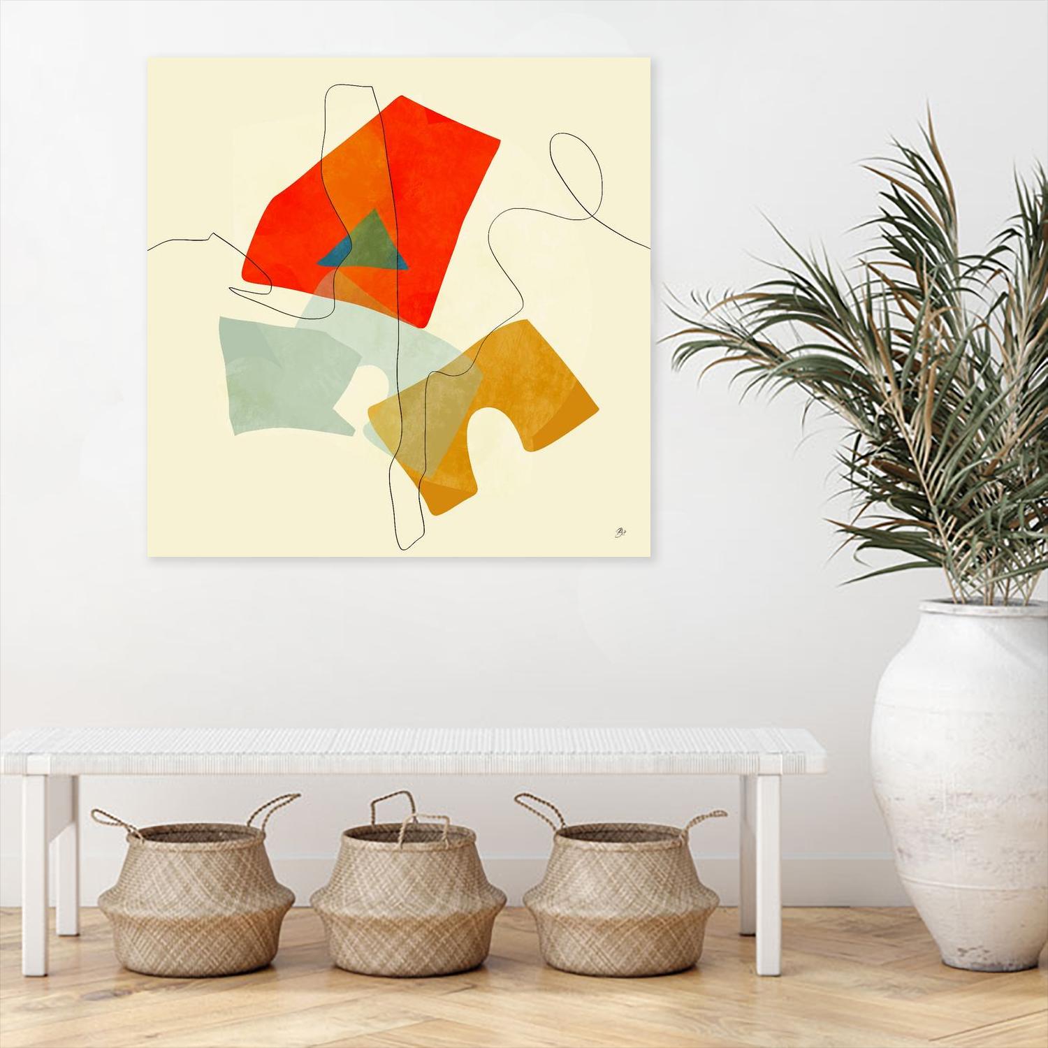 mid century geometric by Ana Rut Bre on GIANT ART