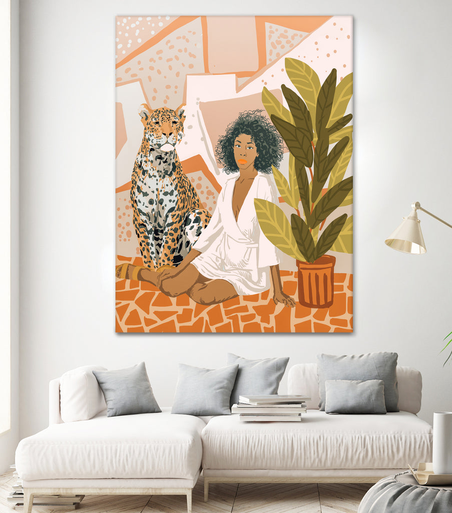 House Guest by 83 oranges on GIANT ART - brown digital