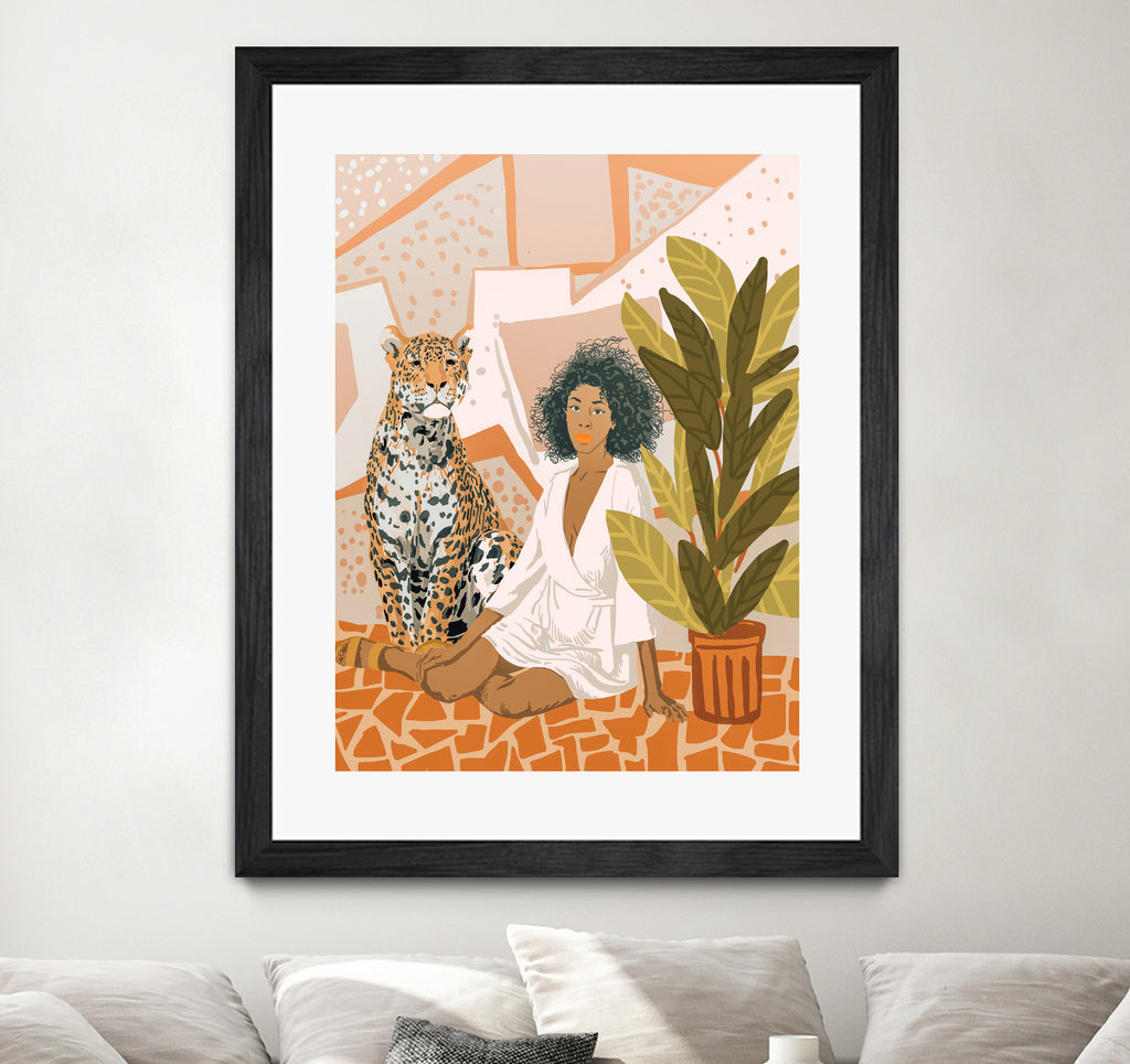 House Guest by 83 oranges on GIANT ART - brown digital