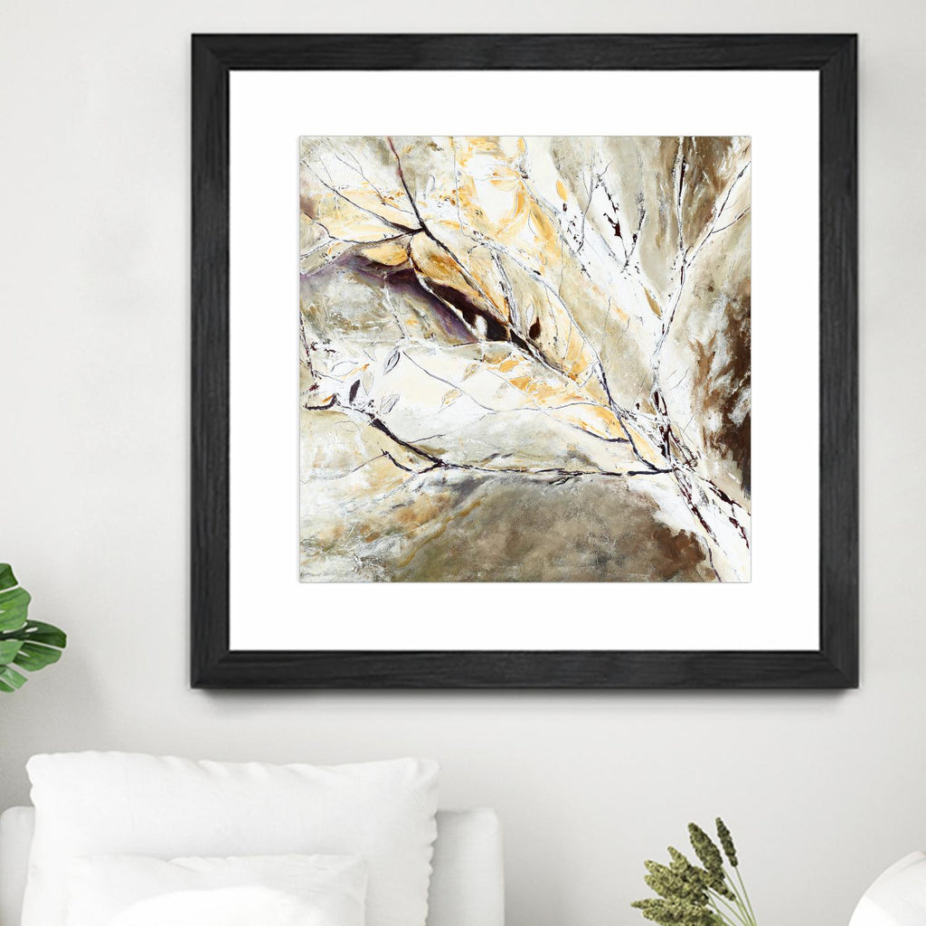Brocart by Kathleen Cloutier on GIANT ART - white abstract