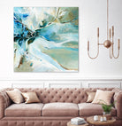 Écume by Kathleen Cloutier on GIANT ART - green abstract