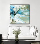 Écume by Kathleen Cloutier on GIANT ART - green abstract