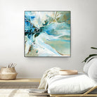 Écume by Kathleen Cloutier on GIANT ART - green abstract