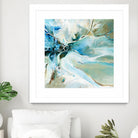 Écume by Kathleen Cloutier on GIANT ART - green abstract