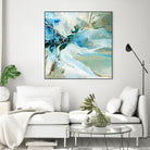 Écume by Kathleen Cloutier on GIANT ART - green abstract