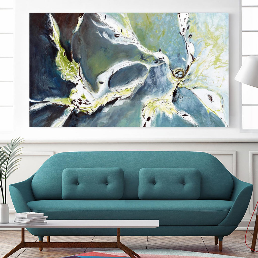 Envolée by Kathleen Cloutier on GIANT ART - grey abstract