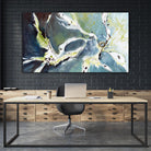 Envolée by Kathleen Cloutier on GIANT ART - grey abstract