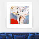 Salsa by Kathleen Cloutier on GIANT ART - red abstract