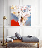 Salsa by Kathleen Cloutier on GIANT ART - red abstract tree