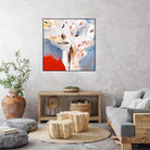 Salsa by Kathleen Cloutier on GIANT ART - red abstract