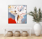 Salsa by Kathleen Cloutier on GIANT ART - red abstract