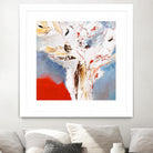 Salsa by Kathleen Cloutier on GIANT ART - red abstract