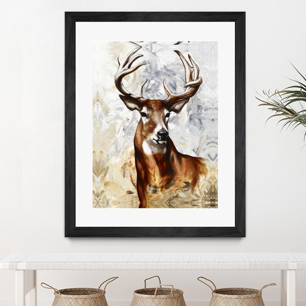 Majesté by Marie Andrée Leblond on GIANT ART - brown animals deer