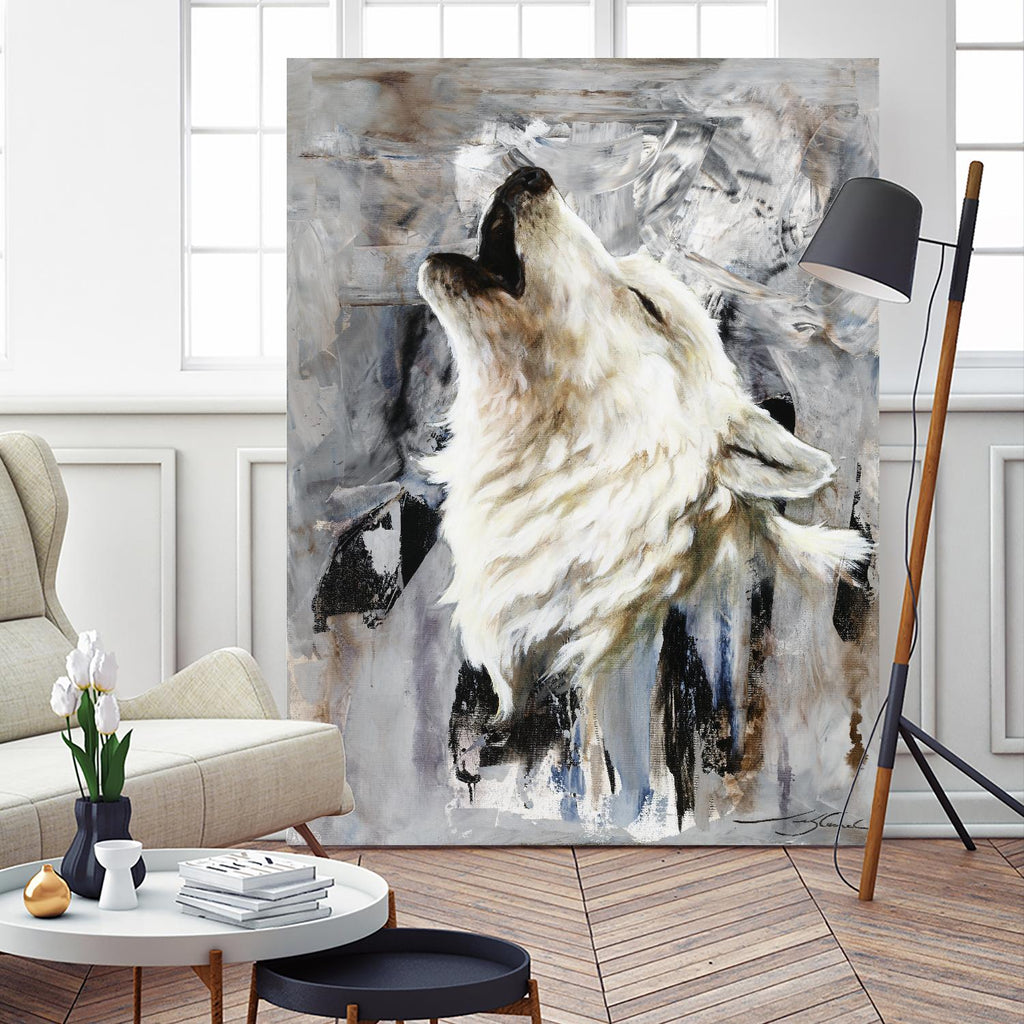 Glacier by Marie Andrée Leblond on GIANT ART - white animals