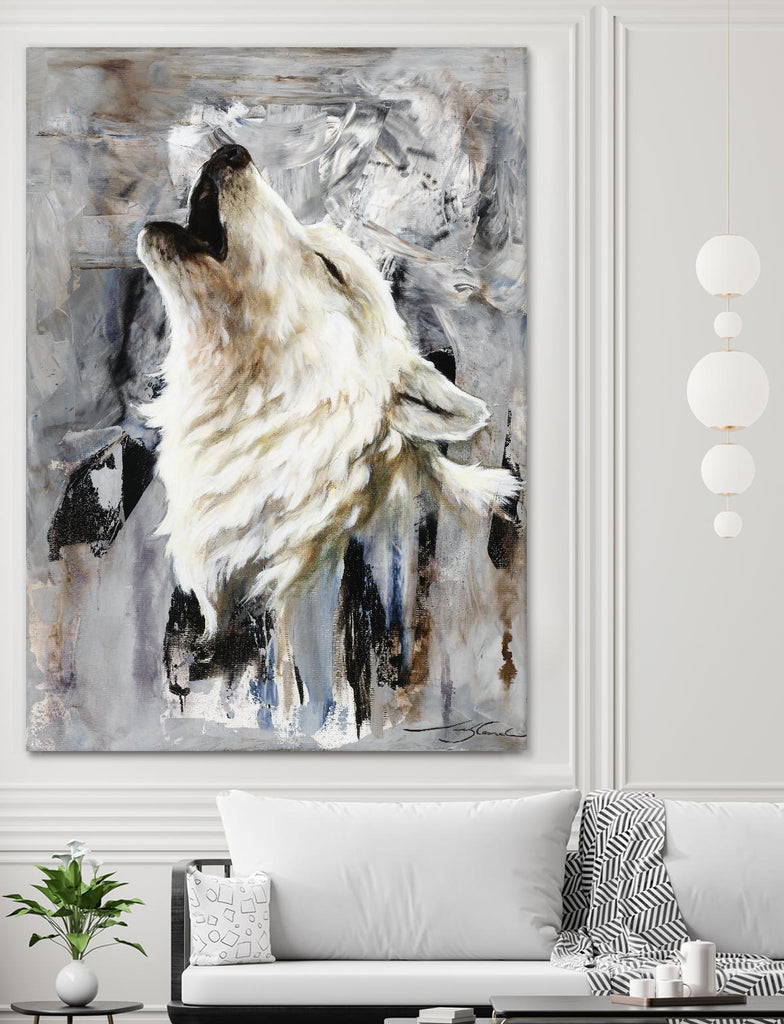 Glacier by Marie Andrée Leblond on GIANT ART - white animals