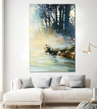 Ensemble by Roland Palmaerts on GIANT ART - blue landscape