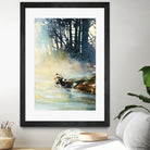 Ensemble by Roland Palmaerts on GIANT ART - blue landscape